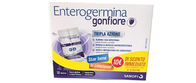 ENTEROGERMINA GONFIORE 10 + 10 BUSTINE - latuafarmacia.org