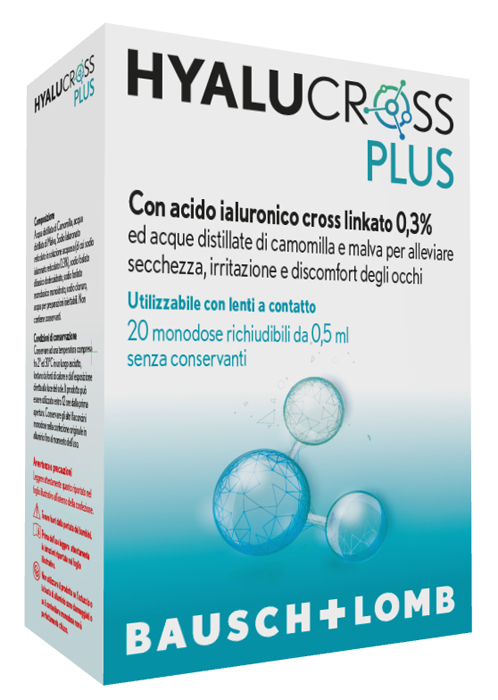 HYALUCROSS PLUS 20 FLACONCINI MONODOSE DA 0,5 ML - latuafarmacia.org