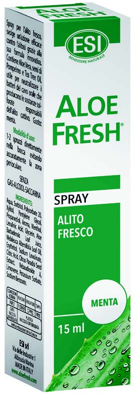 ESI ALOE FRESH SPRAY ALITO MENTA FORTE 15 ML - latuafarmacia.org