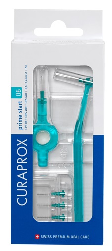 CURAPROX CPS 06 SCOVOLINO PRIME START 06 TURQUOISE 5 PEZZI - latuafarmacia.org