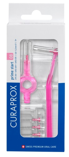 CURAPROX CPS 08 SCOVOLINO PRIME START 08 PINK 5 PEZZI - latuafarmacia.org
