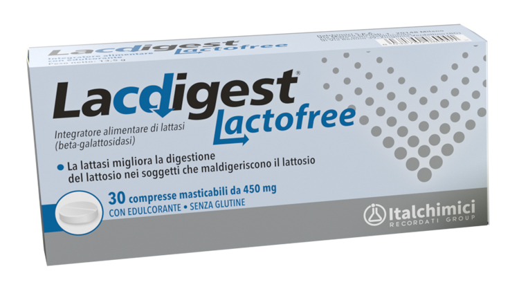 LACDIGEST LACTOFREE 30 COMPRESSE MASTICABILI - latuafarmacia.org