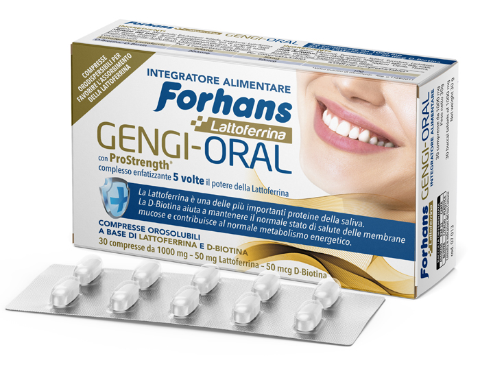 FORHANS LATTOFERRINA GENGI ORAL 30 COMPRESSE - latuafarmacia.org