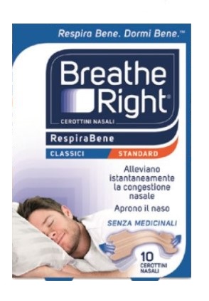 CEROTTI NASALI BREATHE RIGHT CLASSICI 10 PEZZI - latuafarmacia.org
