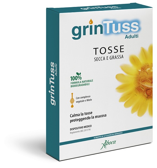 GRINTUSS ADULTI SCIROPPO 12 FLACONCINI MONODOSE - latuafarmacia.org