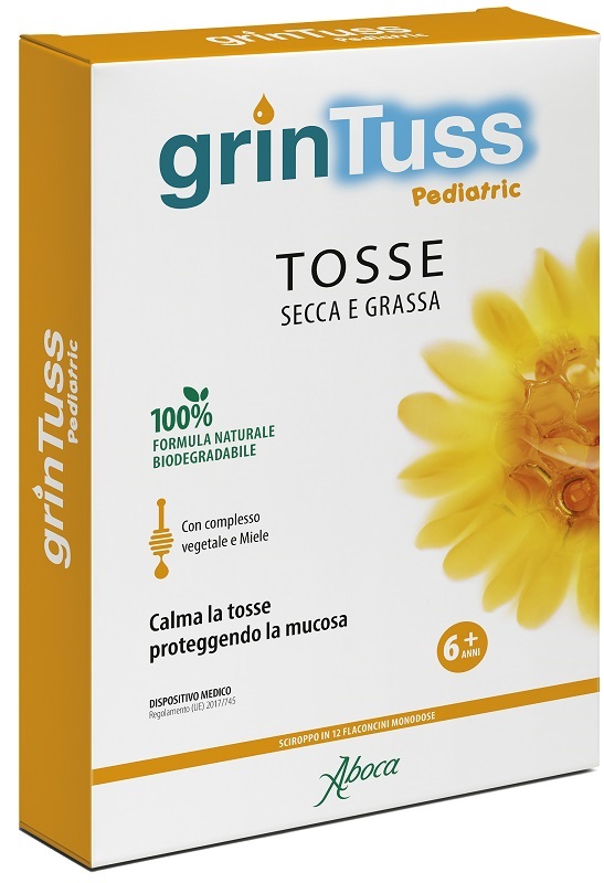 GRINTUSS PEDIATRIC SCIROPPO 12 FLACONCINI - latuafarmacia.org