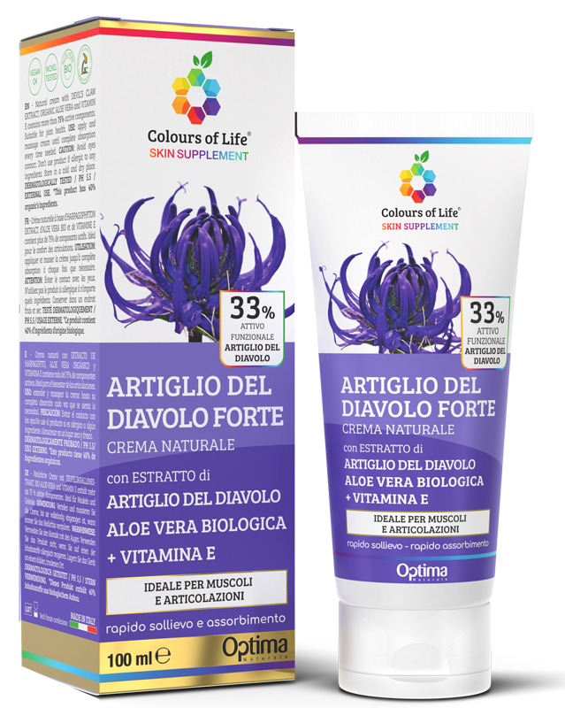 COLOURS OF LIFE SKIN SUPPLEMENT ARTIGLIO DEL DIAVOLO 33% CREMA 100 ML - latuafarmacia.org