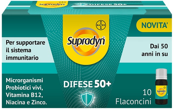 SUPRADYN DIFESE 50+ 10 FLACONCINI 10 ML - latuafarmacia.org