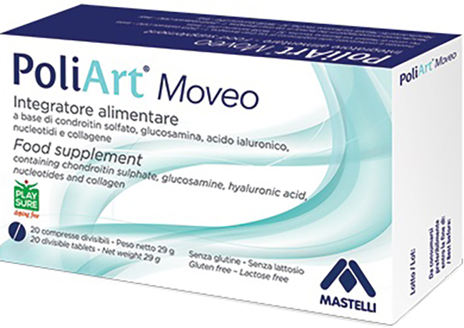 POLIART MOVEO 20 COMPRESSE DIVISIBILI NON RIVESTITE - latuafarmacia.org
