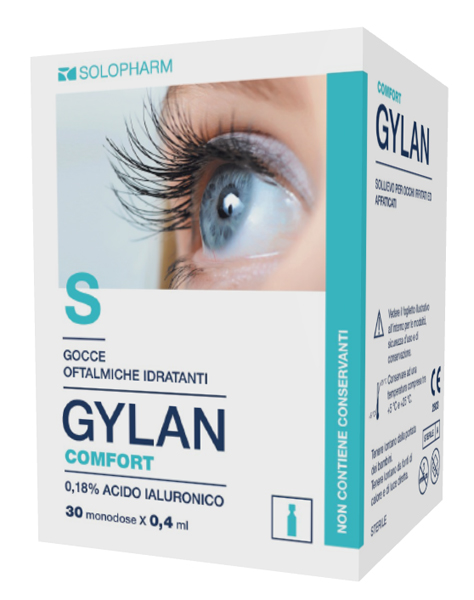 GYLAN COMFORT GOCCE OFTALMICHE 30 TUBETTI MONOUSO DA 0,4 ML - latuafarmacia.org
