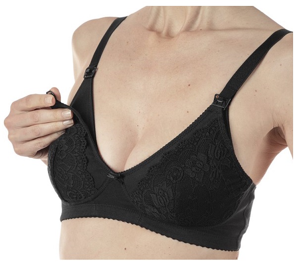 MAMMY REGGISENO COTONE ALLATTAMENTO BLACK 3D - latuafarmacia.org