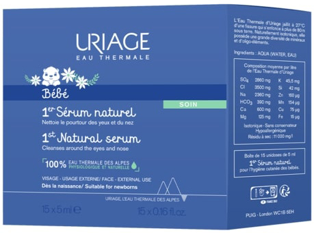 URIAGE BEBE SIERO FISIOLOGICO 15 FLACONCINI DA 5 ML - latuafarmacia.org