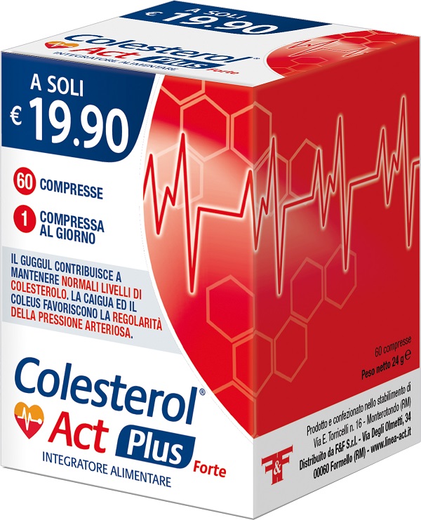 COLESTEROL ACT PLUS FORTE 60 COMPRESSE - latuafarmacia.org