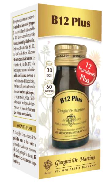 B12 PLUS 60 PASTIGLIE - latuafarmacia.org
