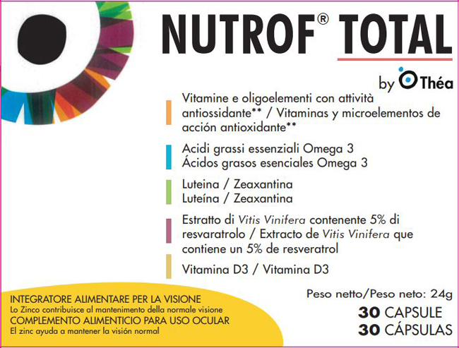 NUTROF TOTAL 30 CAPSULE - latuafarmacia.org