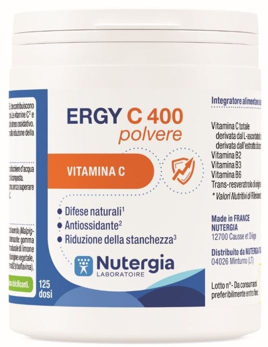 ERGY C 400 POLVERE 125 G - latuafarmacia.org