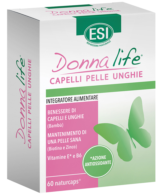 ESI DONNA LIFE CAPELLI PELLE UNGHIE 60 NATURCAPS - latuafarmacia.org