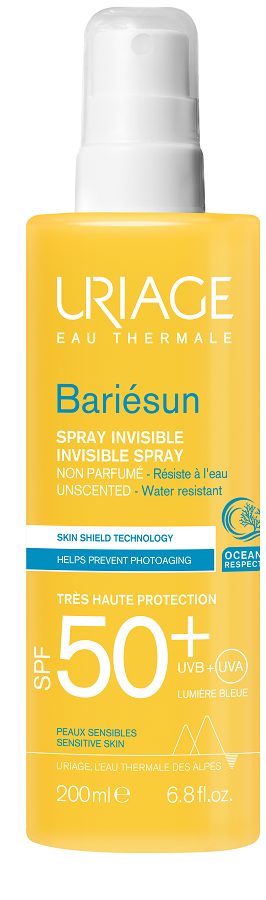 EAU THERMALE BARIESUN SPRAY INVISIBILE SENZA PROFUMO SPF 50+ 200 ML - latuafarmacia.org
