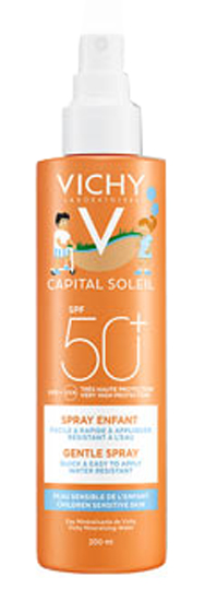 CAPITAL SOLEIL SPRAY KID WATER RESIST 50+ 200 ML - latuafarmacia.org