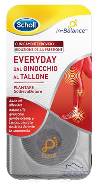 PLANTARE SOLLIEVO DOLORE DA GINOCCHIO A TALLONE SCHOLL IN BALANCE EVERYDAY M - latuafarmacia.org