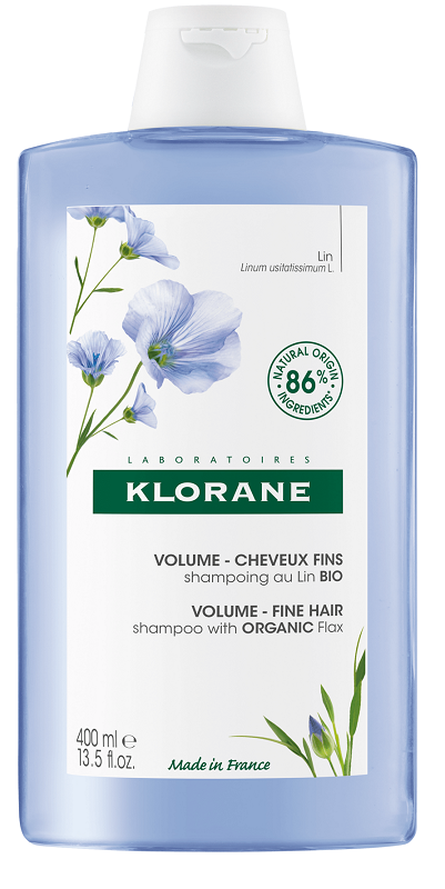 KLORANE SHAMPOO VOLUME FINE HAIR CON LINO 400 ML - latuafarmacia.org