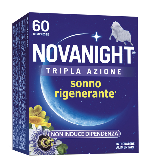 NOVANIGHT TRIPLA AZIONE SONNO RIGENERANTE 60 COMPRESSE - latuafarmacia.org