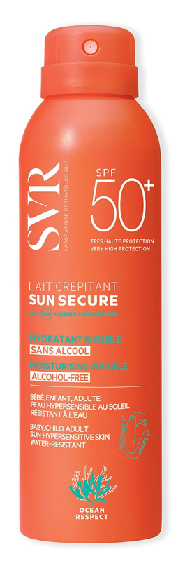 SUN SECURE LAIT CREPITANT SPF50+ 200 ML - latuafarmacia.org