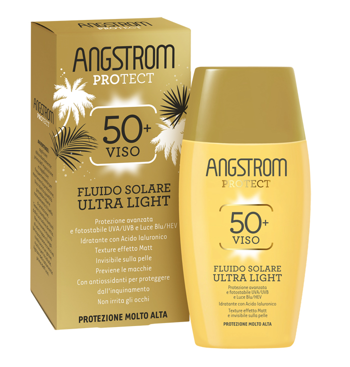 ANGSTROM FLUIDO SOLARE VISO ULTRA LIGHT SPF 50+ 40 ML - latuafarmacia.org