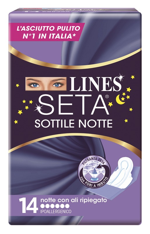 LINES SETA SOTTILE NOTTE CON ALI 14 PEZZI - latuafarmacia.org