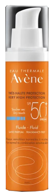 AVENE SOL FLUIDO SPF50+ SENZA PROFUMO NUOVA FORMULA 50 ML - latuafarmacia.org