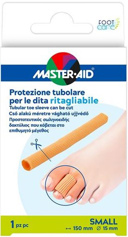 PROTEZIONE TUBOLARE MASTER-AID FOOTCARE RITAGLIABILE 15 CM 15 MM SMALL C6 - latuafarmacia.org