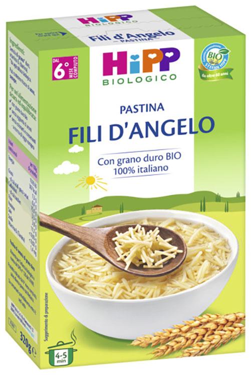 HIPP BIO PASTINA FILI D'ANGELO 320 G - latuafarmacia.org
