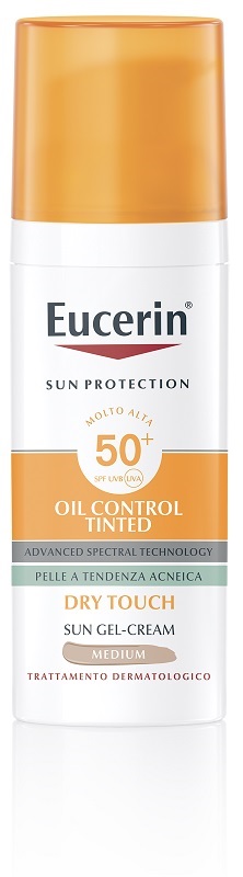 EUCERIN SUN OIL CONTROL TINTED CREAM SPF50+ 50 ML - latuafarmacia.org
