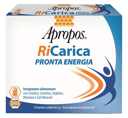 APROPOS RICARICA PRONTA ENERGIA 12 BUSTINE 6 G - latuafarmacia.org