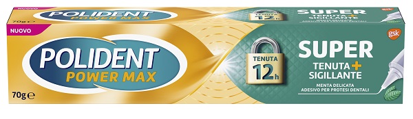 POLIDENT SUPER TENUTA+SIGILLANTE MENTA DELICATA ADESIVO PROTESI DENTALE 70 G - latuafarmacia.org