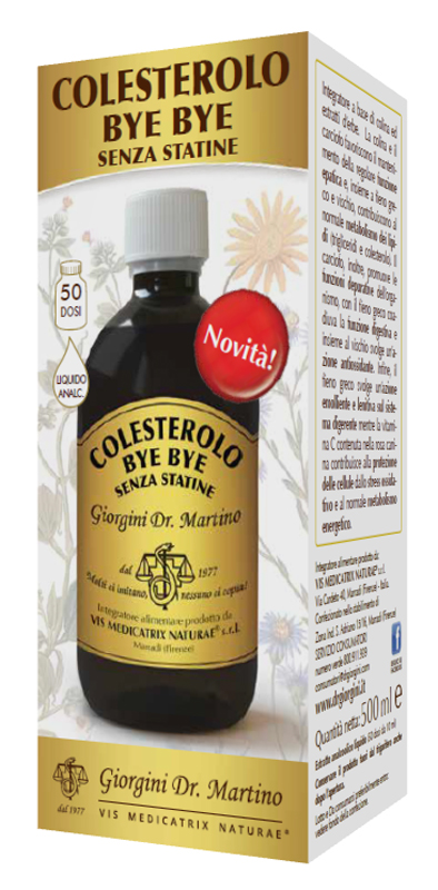 COLESTEROLO BYE BYE SENZA STATINE 500 ML - latuafarmacia.org