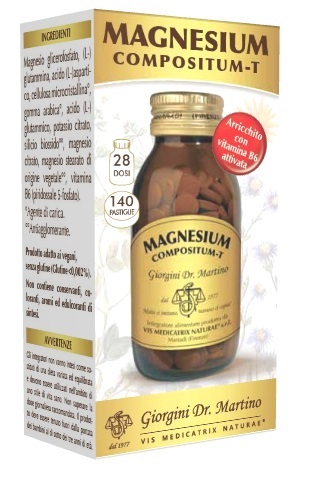 MAGNESIUM COMPOSITUM-T 140 PASTIGLIE - latuafarmacia.org
