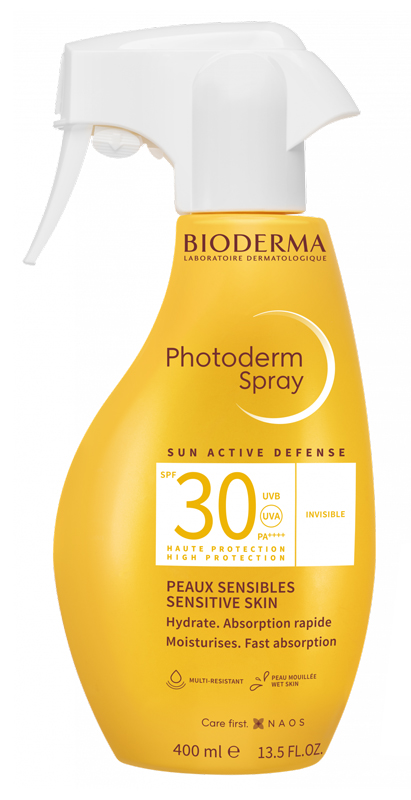 6HOTODERM SPRAY 30+ 400 ML - latuafarmacia.org