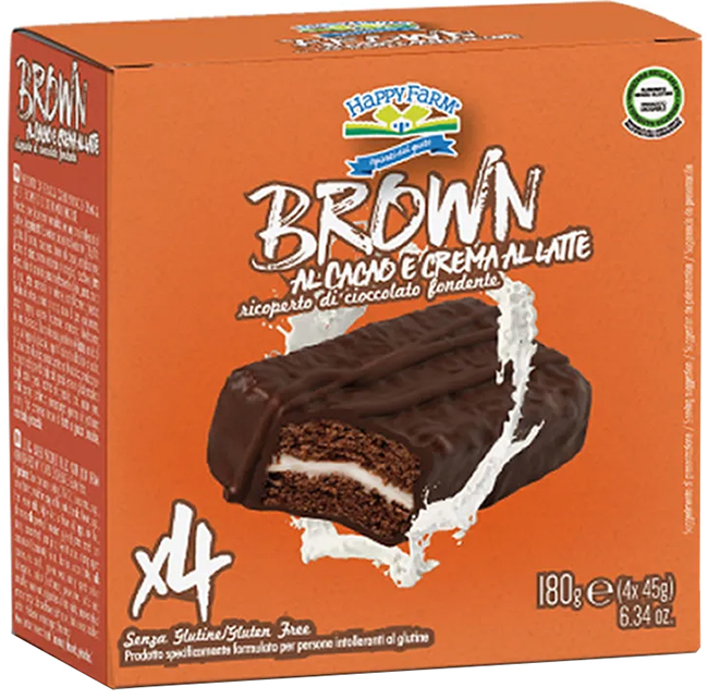 HAPPY FARM BROWN 4 PEZZI DA 45 G - latuafarmacia.org