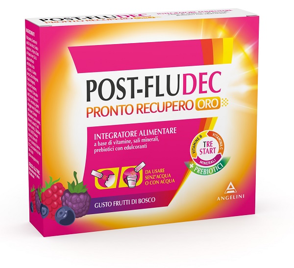 POSTFLUDEC FRUTTI DI BOSCO PRONTO RECUPERO ORO 12 BUSTINE - latuafarmacia.org
