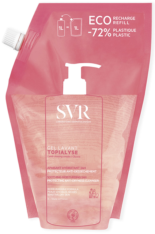 TOPIALYSE GEL LAVANT REFILL 1 L - latuafarmacia.org
