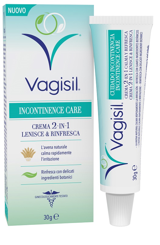 VAGISIL INCONTINENCE CARE CREMA 2IN1 LENISCE & RINFRESCA 30 G - latuafarmacia.org