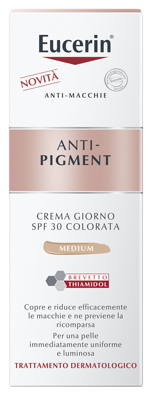 EUCERIN ANTI-PIGMENT GIORNO SPF30 COLORATO MEDIUM 50 ML - latuafarmacia.org