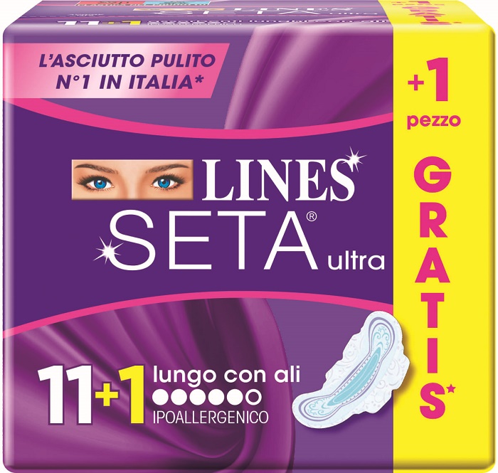 LINES SETA ULTRA LUNGO ALI CP 11+1 GRATIS - latuafarmacia.org