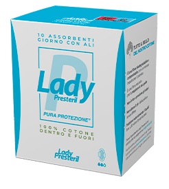 LADY PRESTERIL ASSORBENTI GIORNO CON ALI RIPIEGATI BIODEGRADABILI 10 PEZZI - latuafarmacia.org