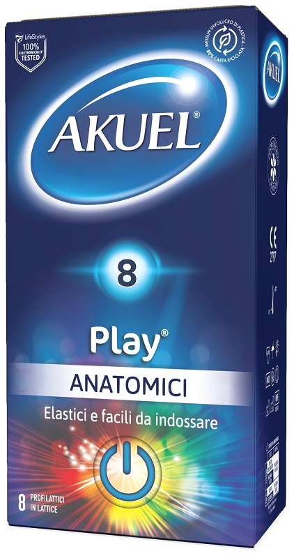 PROFILATTICO AKUEL PLAY ANATOMICO 8 PEZZI - latuafarmacia.org