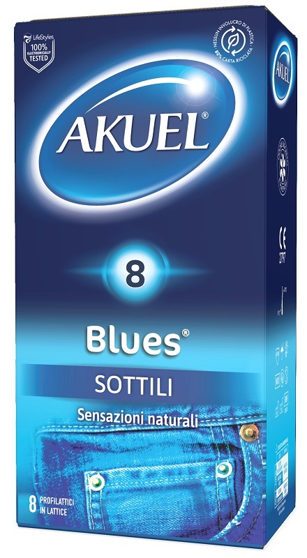 PROFILATTICO AKUEL BLUES SOTTILE 8 PEZZI - latuafarmacia.org