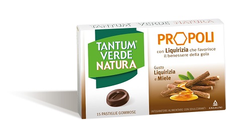 TANTUM VERDE NATURA 15 PASTIGLIE LIQUIRIZIA - latuafarmacia.org