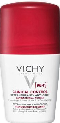 VICHY DEODORANTE CLINICAL CONTROL 96H ROLL 50 ML - latuafarmacia.org
