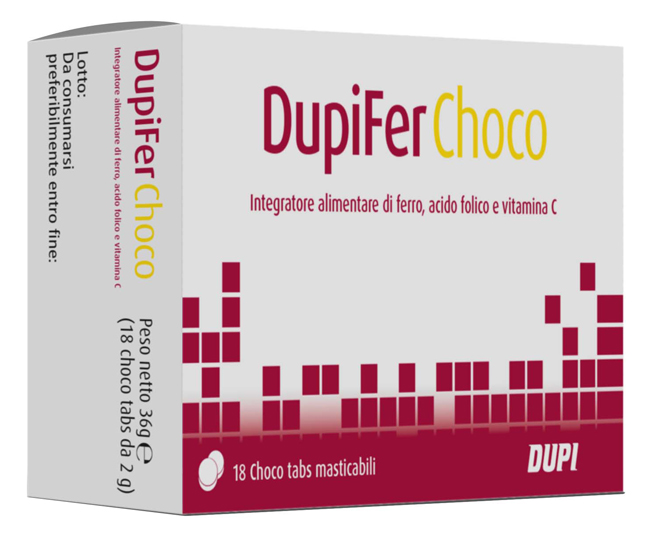 DUPIFER CHOCO 18 CHOCO TABS - latuafarmacia.org